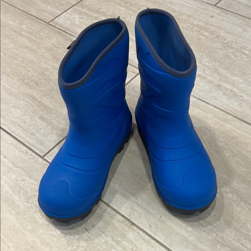 Blue Rubber Boots